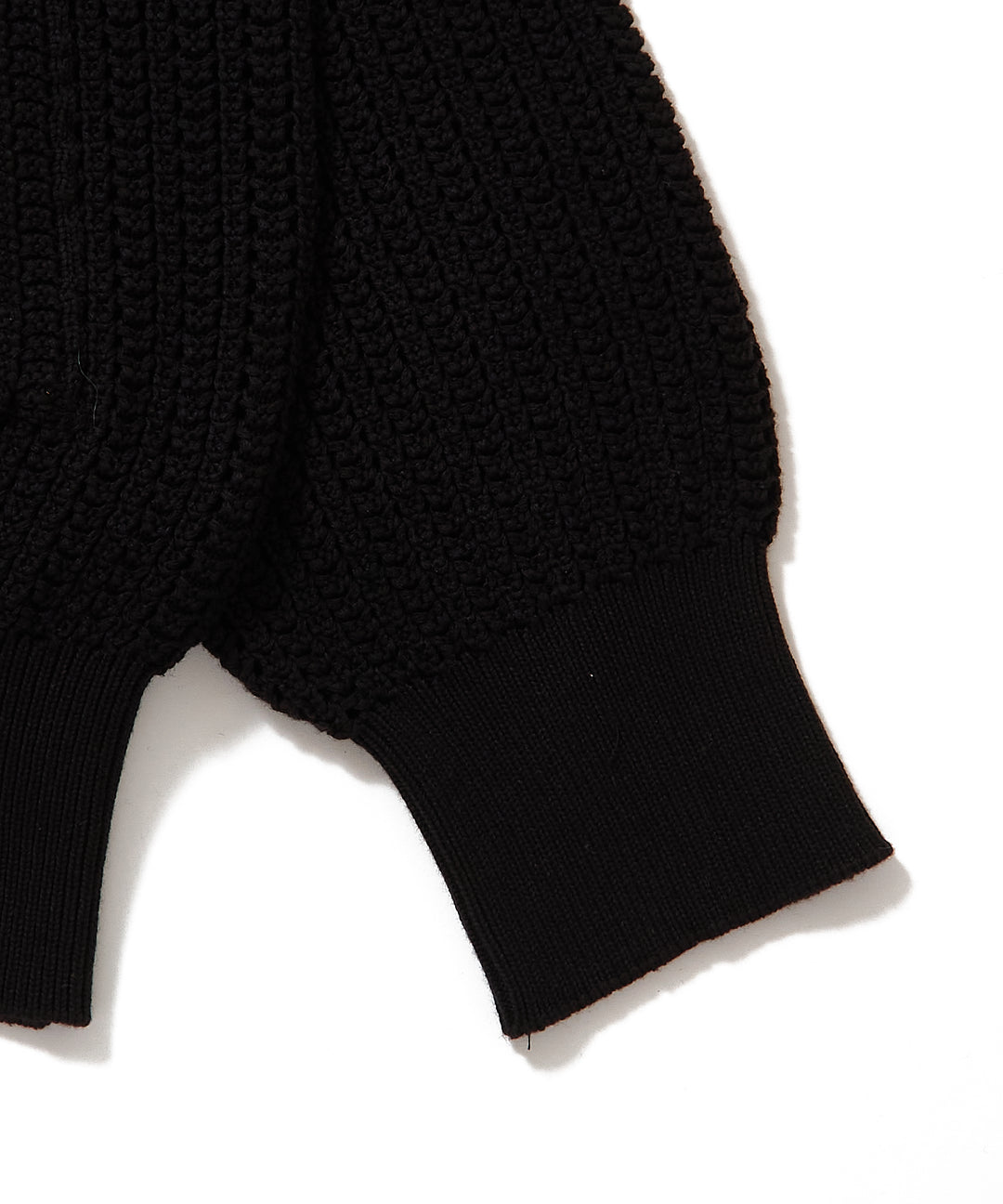 OPEN-WORK BUTTON KNIT