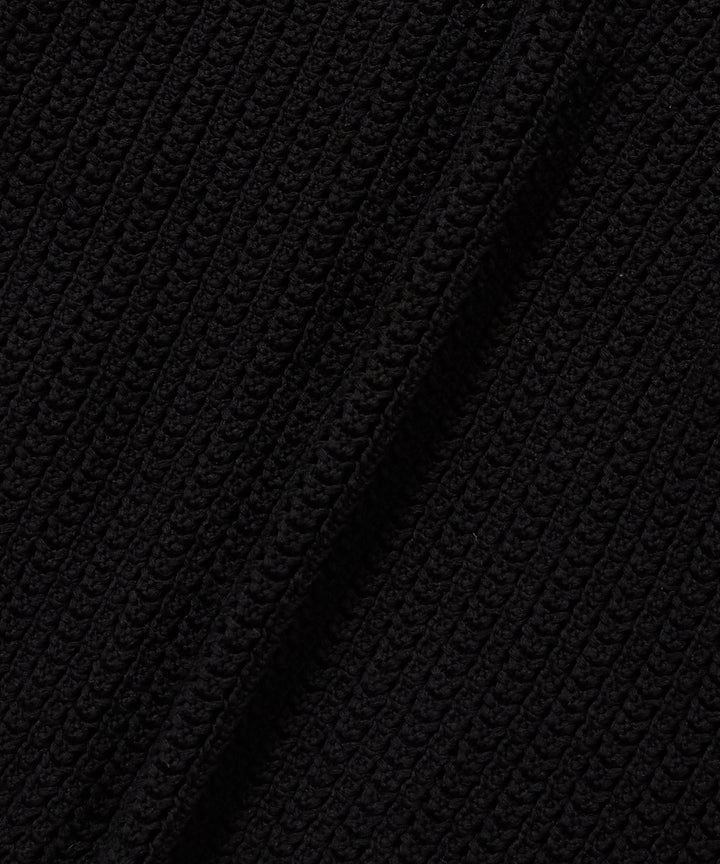 OPEN-WORK BUTTON KNIT