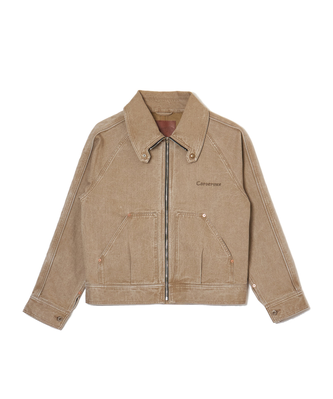 "CAR SERVICE" ZIP LACING JACKET