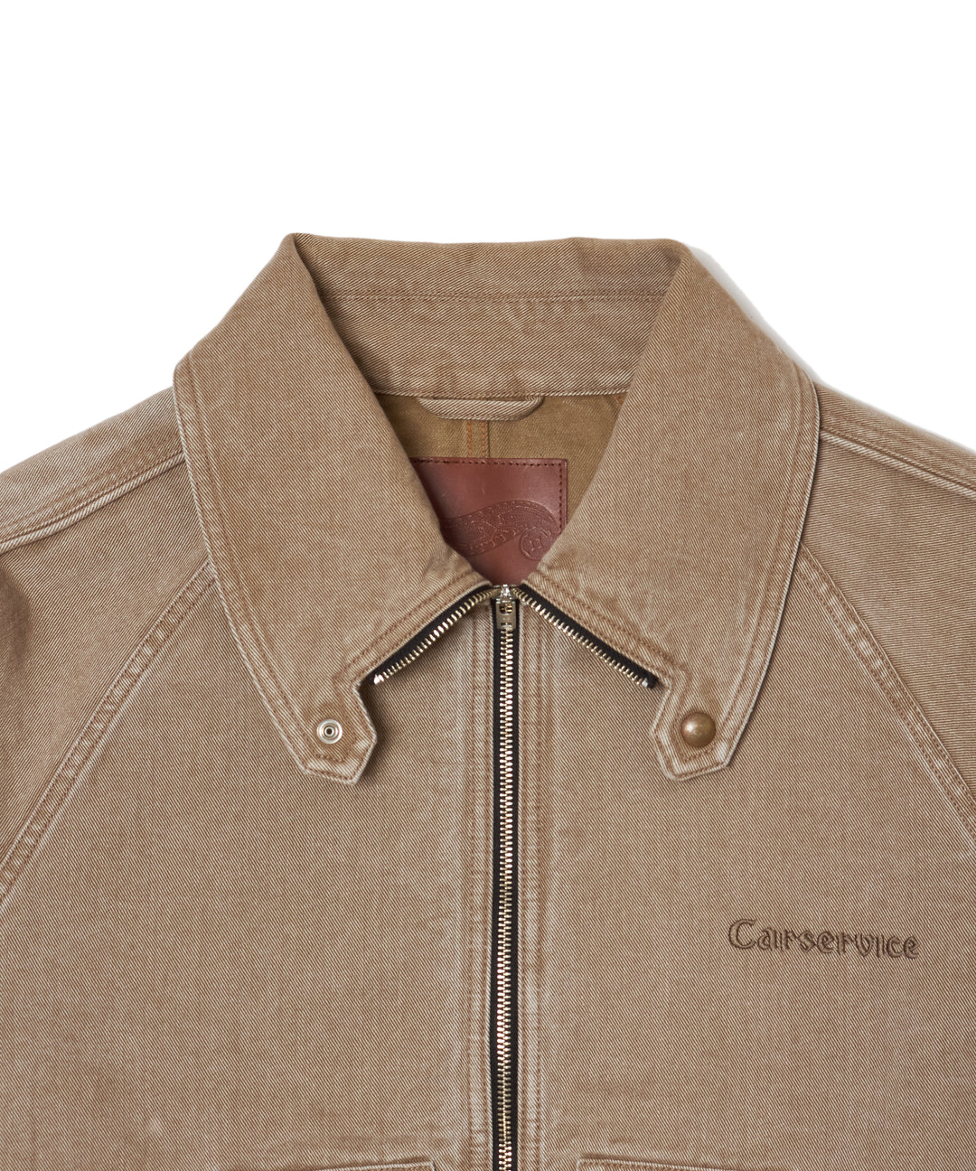 "CAR SERVICE" ZIP LACING JACKET