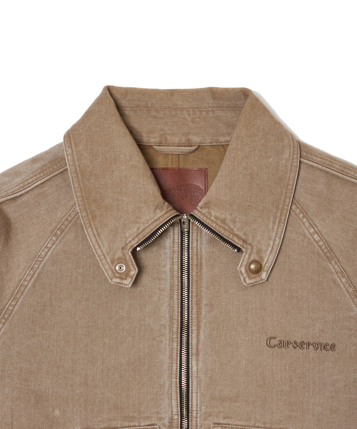"CAR SERVICE" ZIP LACING JACKET