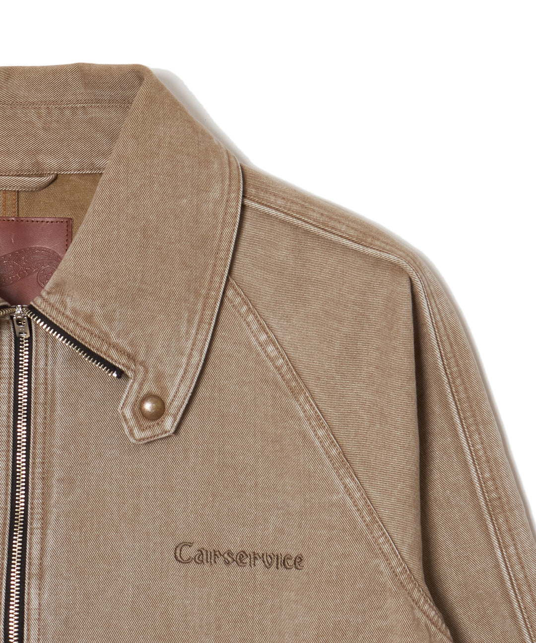 "CAR SERVICE" ZIP LACING JACKET