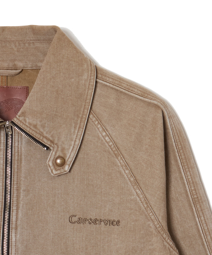 "CAR SERVICE" ZIP LACING JACKET