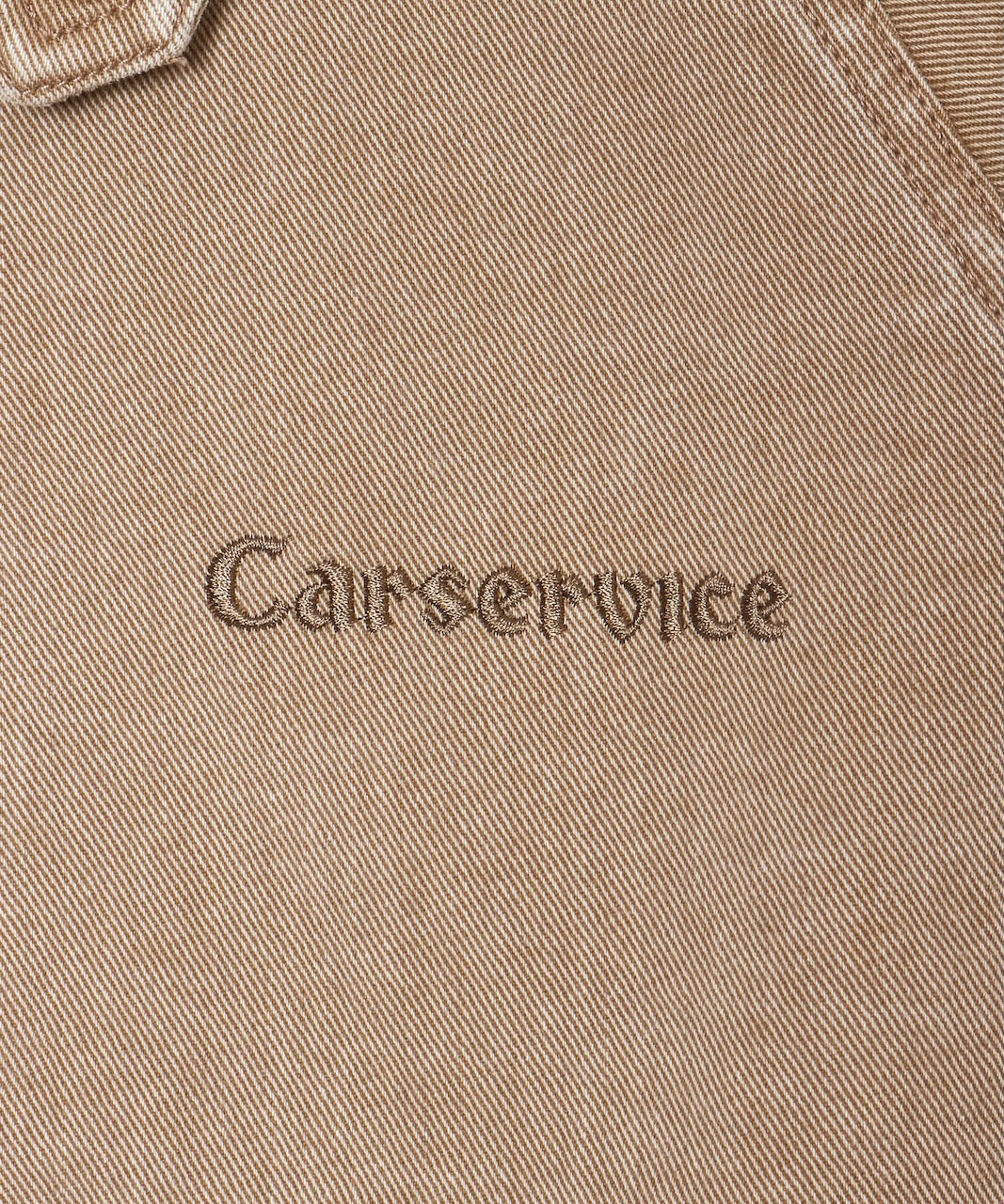 "CAR SERVICE" ZIP LACING JACKET