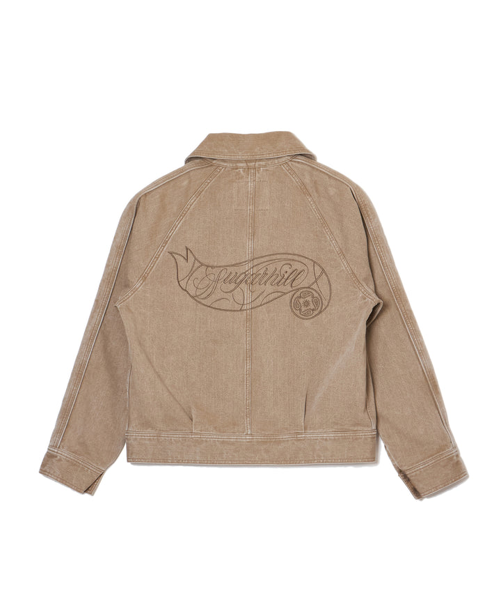 "CAR SERVICE" ZIP LACING JACKET