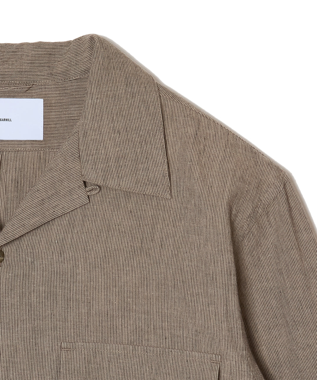 LINEN OPEN-COLLOR SHIRT