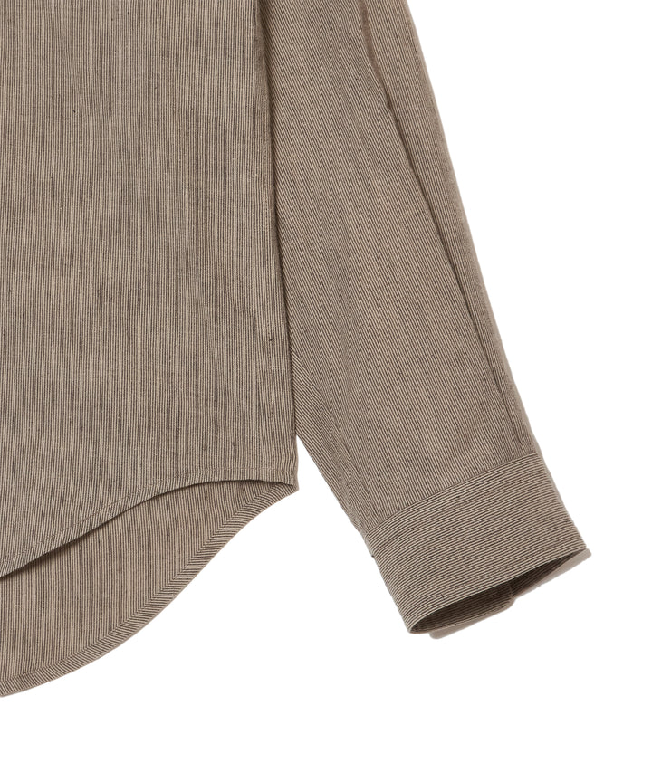 LINEN OPEN-COLLOR SHIRT