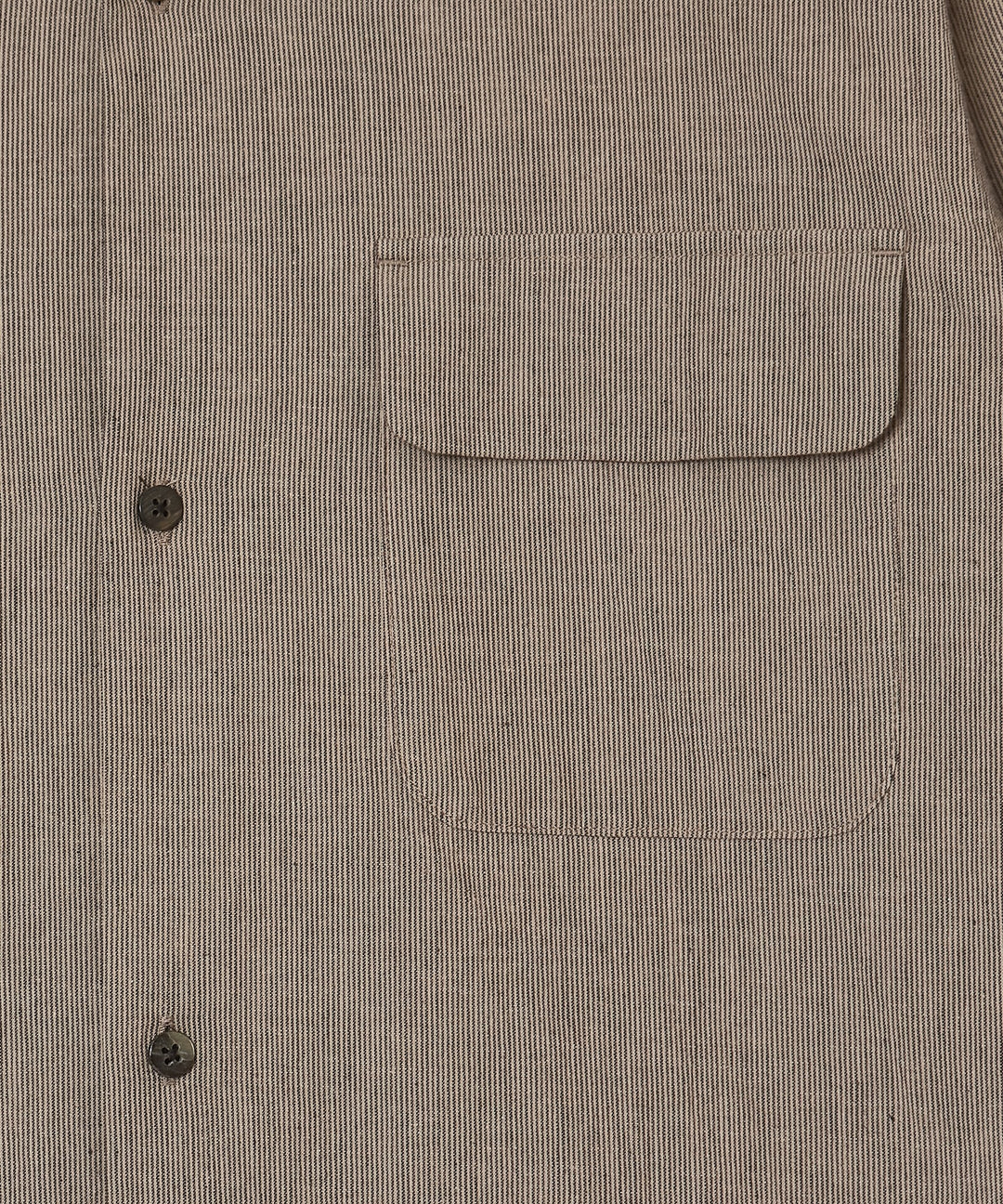 LINEN OPEN-COLLOR SHIRT
