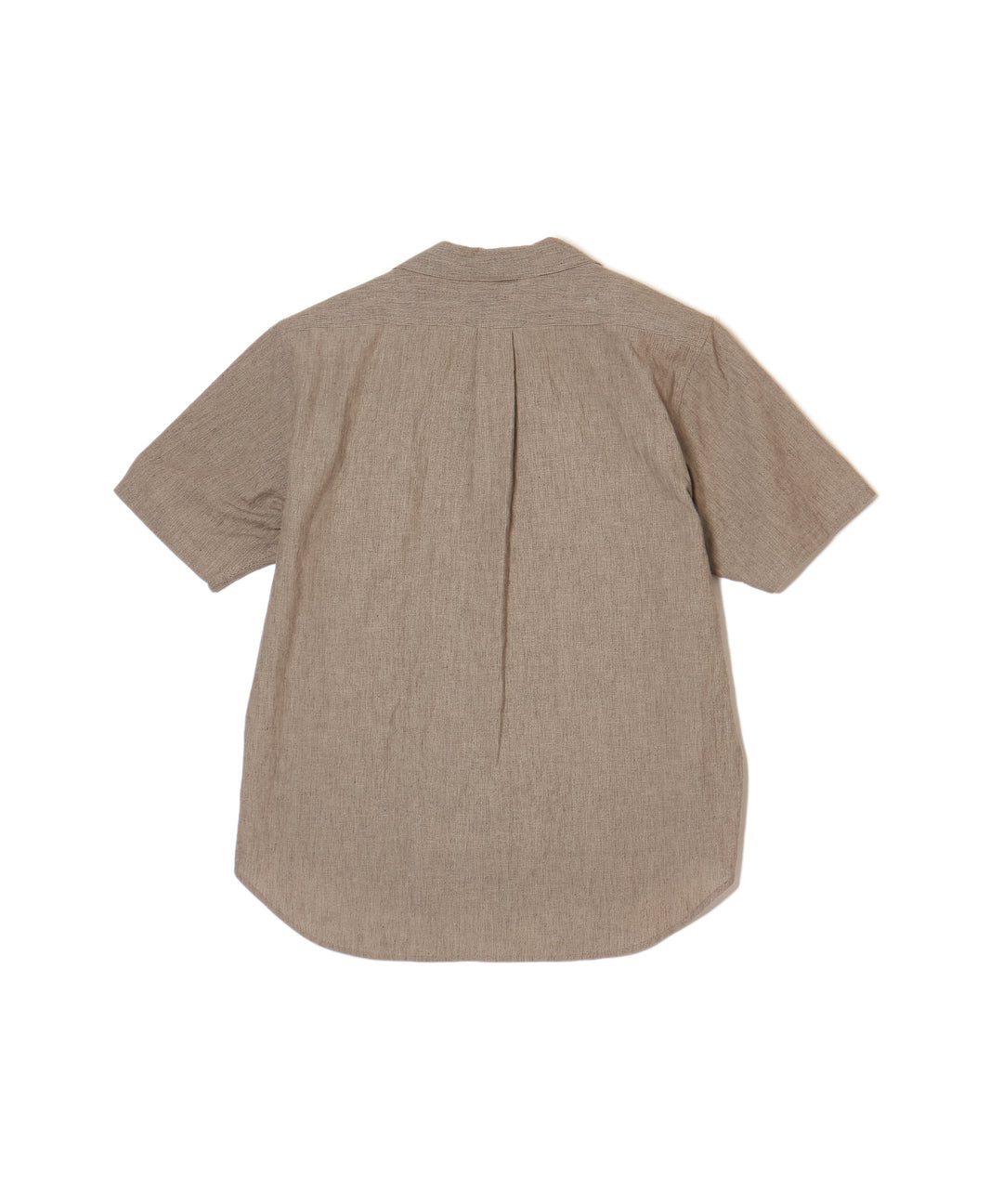 LINEN OPEN-COLLOR HALF SLEEVE SHIRT