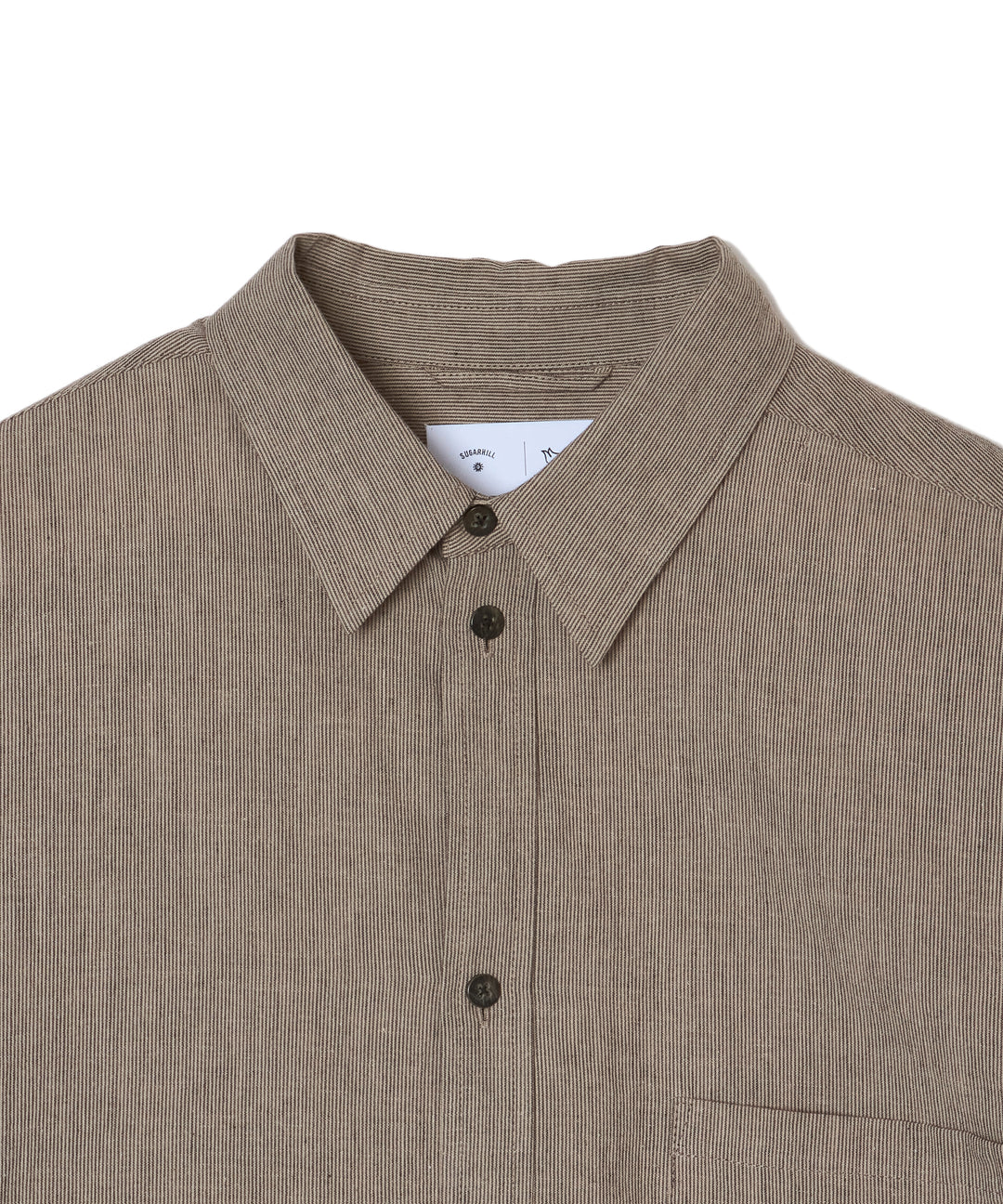 "CAR SERVICE" LINEN BIG SHIRT