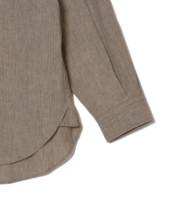 "CAR SERVICE" LINEN BIG SHIRT