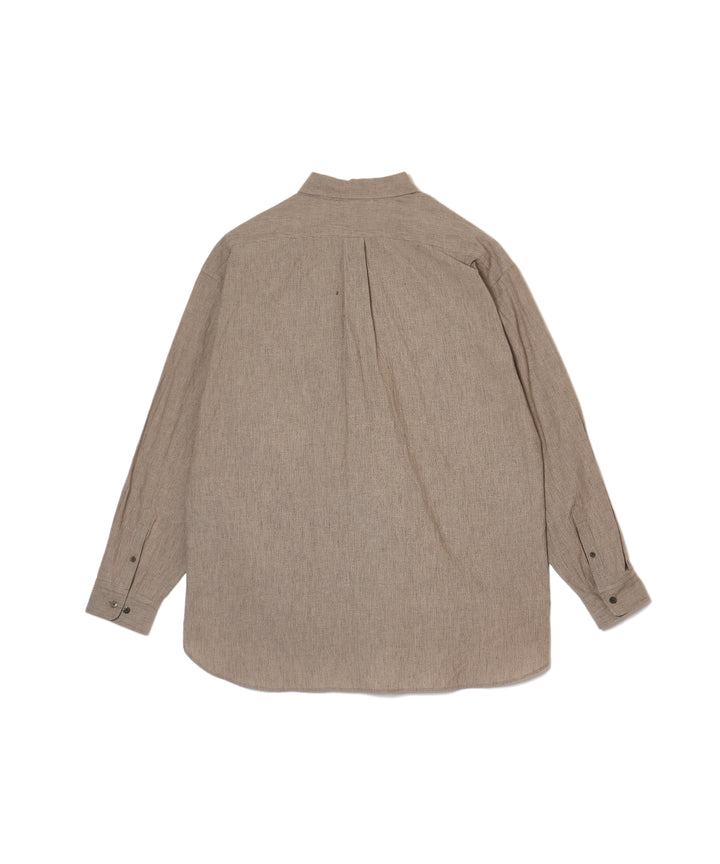 "CAR SERVICE" LINEN BIG SHIRT