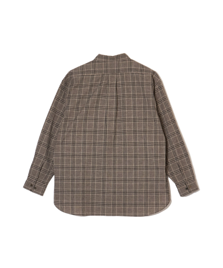 "CAR SERVICE" LINEN BIG SHIRT