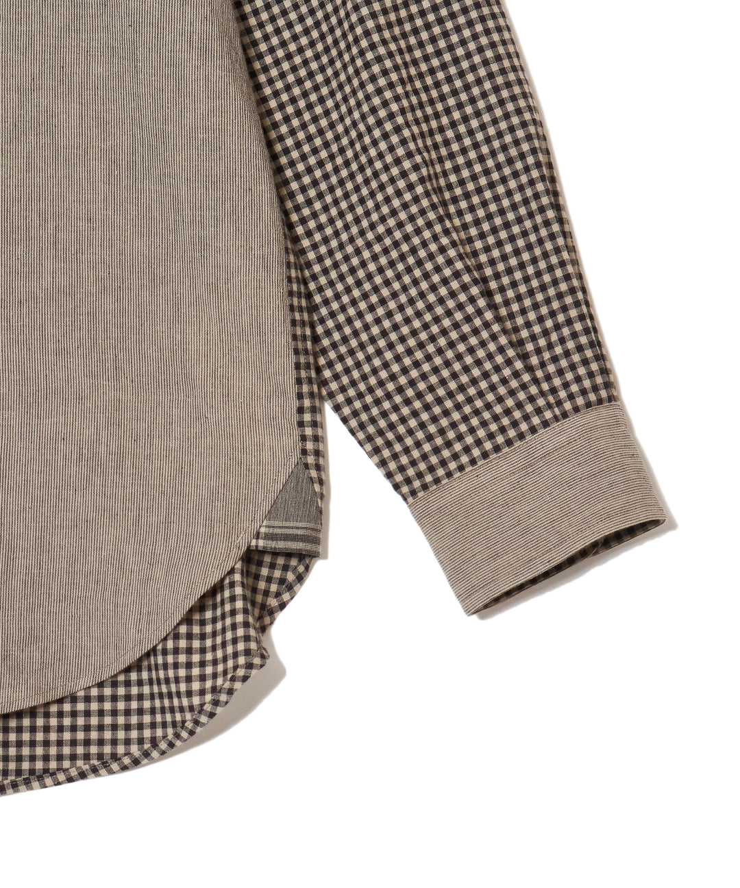 "CAR SERVICE" LINEN BIG SHIRT CRAZY PATTERN