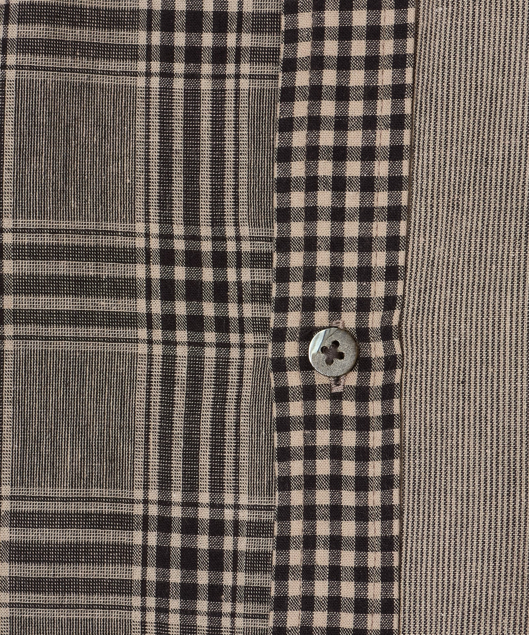 "CAR SERVICE" LINEN BIG SHIRT CRAZY PATTERN