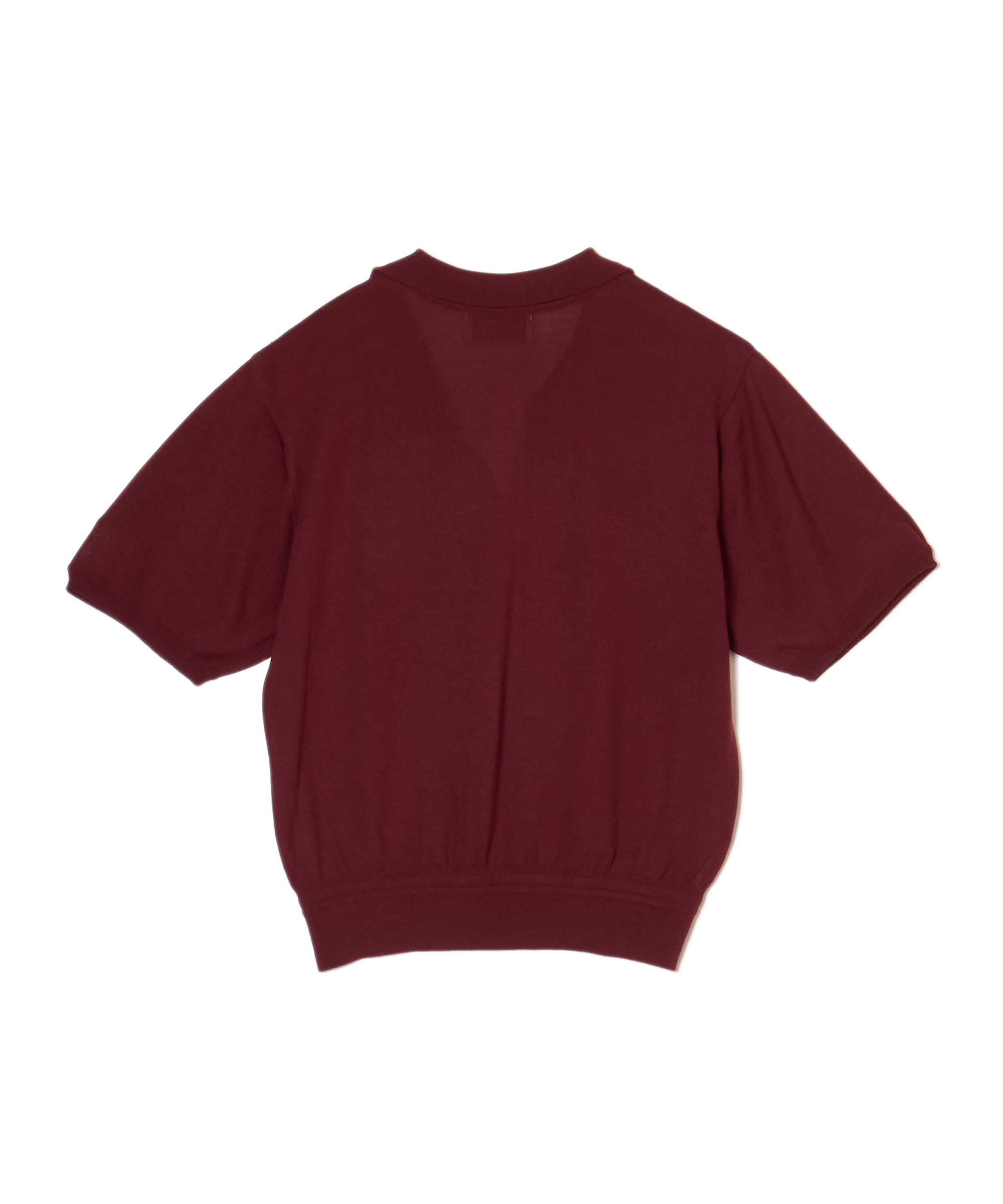 WOOL KNIT HALF SLEEVE POLO – SUGARHILL TOKYO