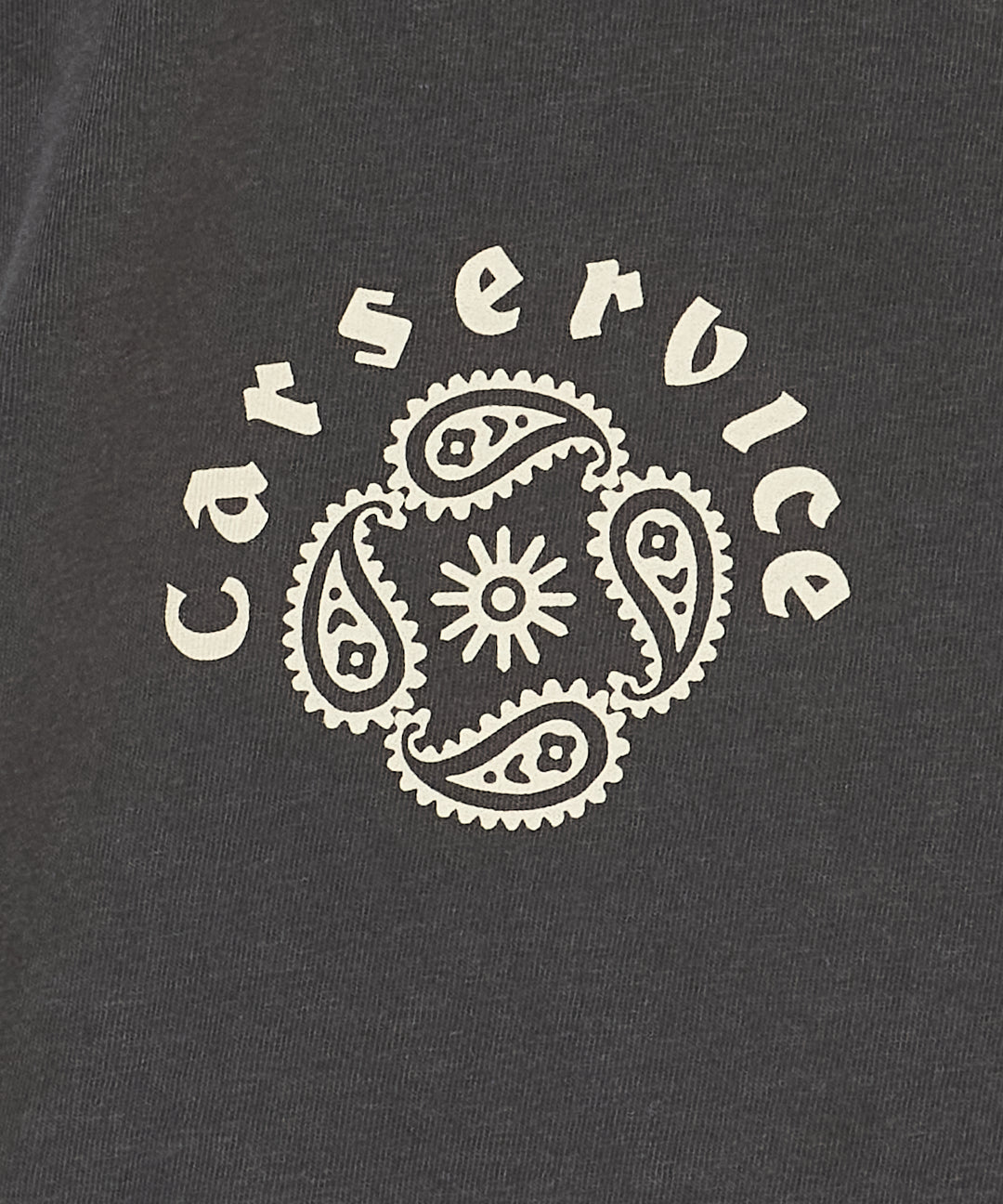 "CAR SERVICE" PAISLY LOGO TEE