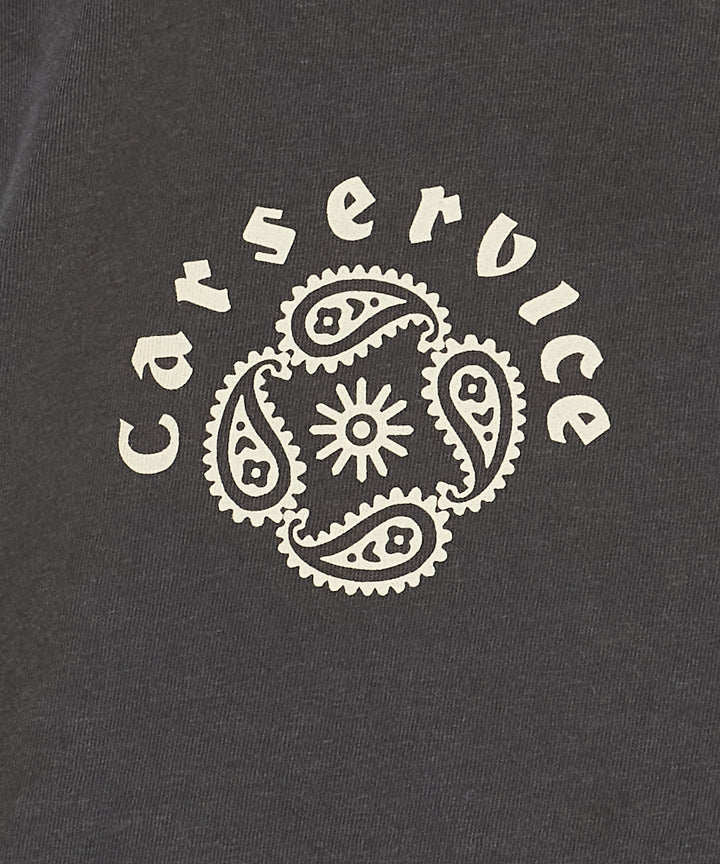 "CAR SERVICE" PAISLY LOGO TEE