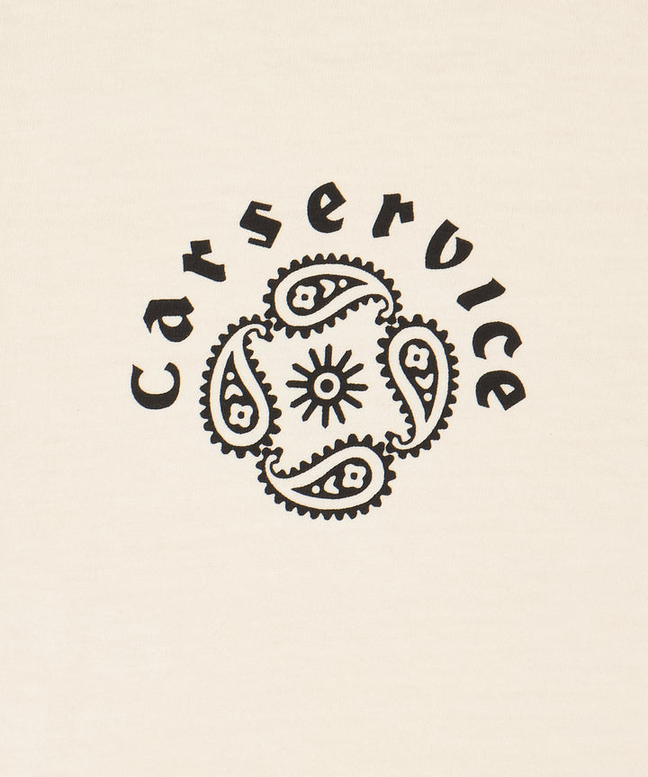 "CAR SERVICE" PAISLY LOGO TEE