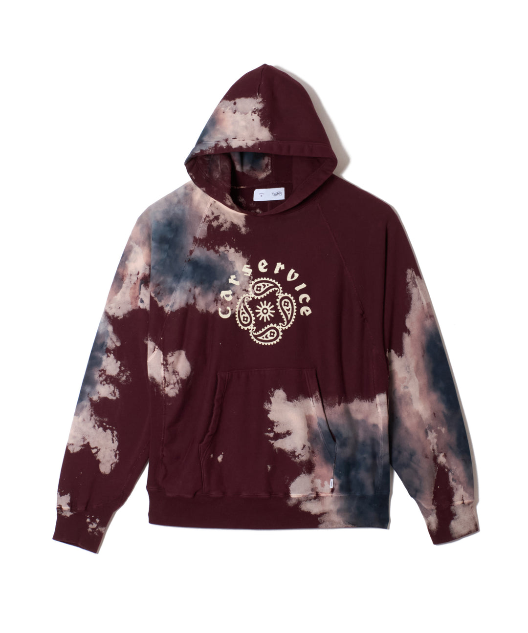 "CAR SERVICE" MELT DYE HOODIE