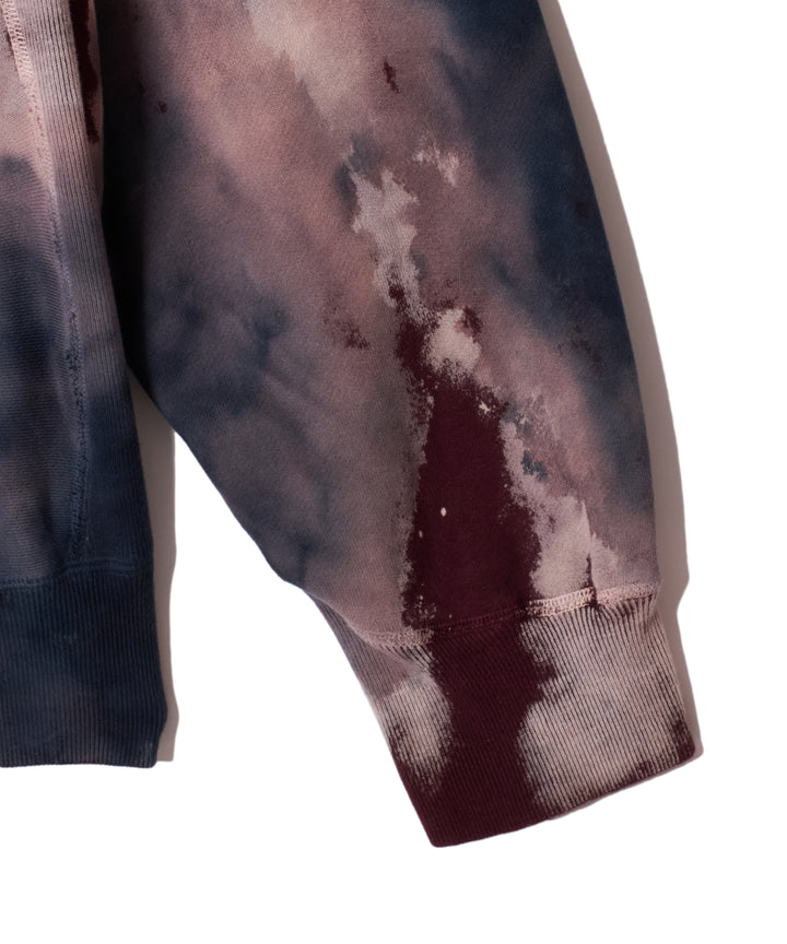 "CAR SERVICE" MELT DYE HOODIE