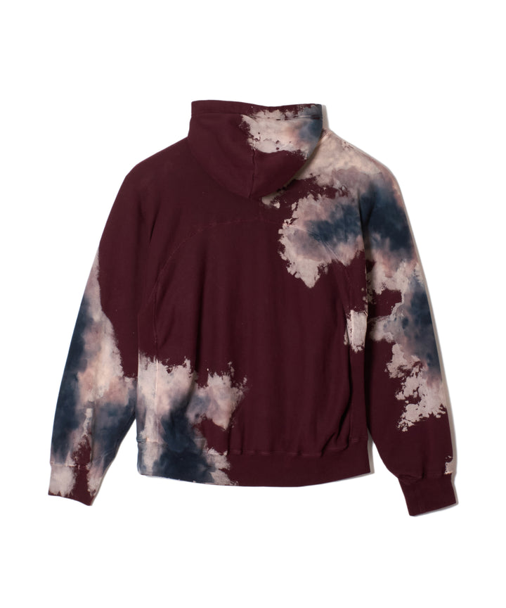 "CAR SERVICE" MELT DYE HOODIE