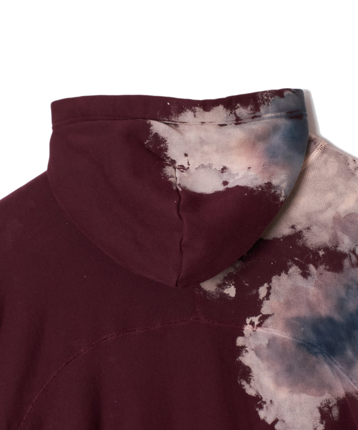 "CAR SERVICE" MELT DYE HOODIE