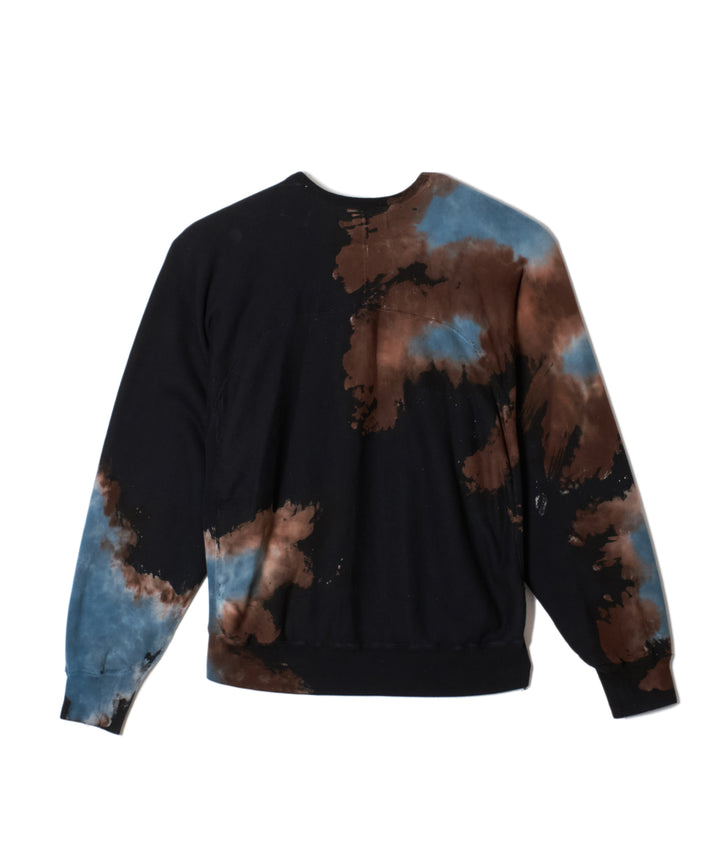 "CAR SERVICE" MELT DYE SWEAT PULLOVER