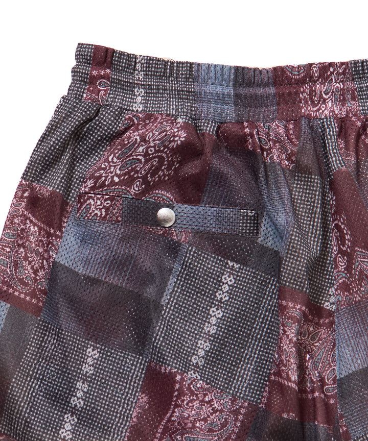 "CAR SERVICE" 2FACE MESH SHORT PANTS