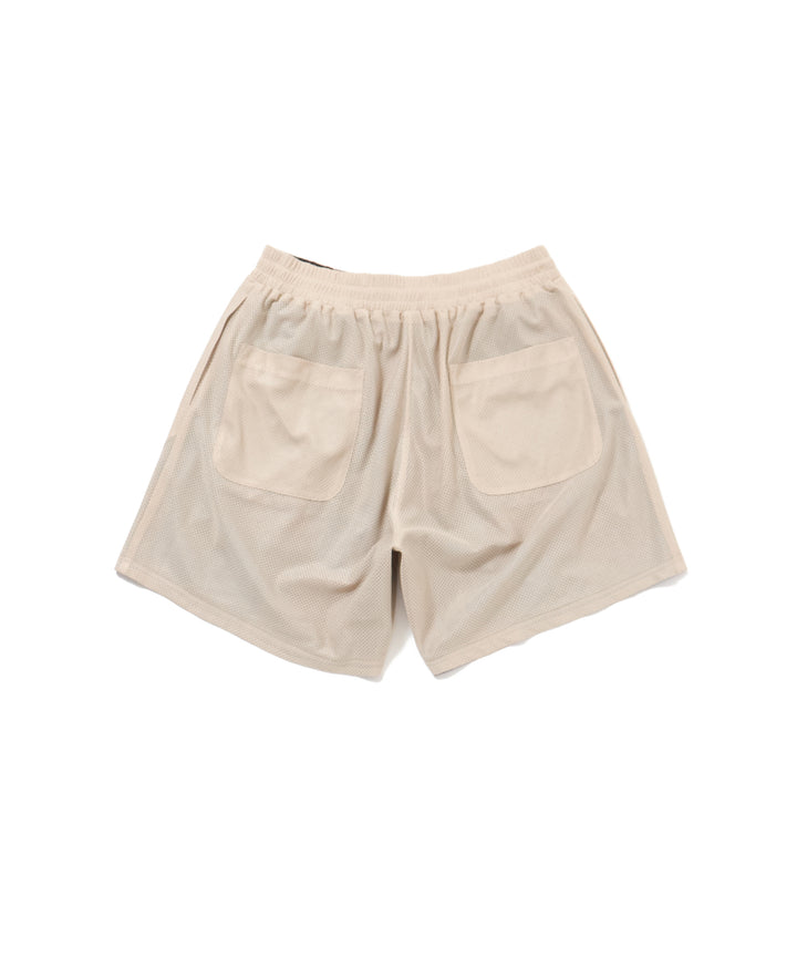 "CAR SERVICE" 2FACE MESH SHORT PANTS