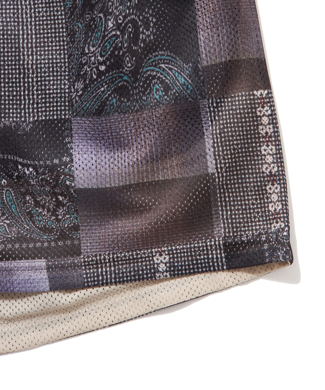 "CAR SERVICE" 2FACE MESH SHORT PANTS