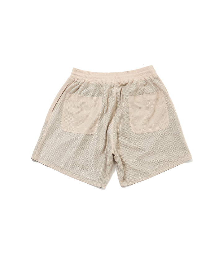 "CAR SERVICE" 2FACE MESH SHORT PANTS