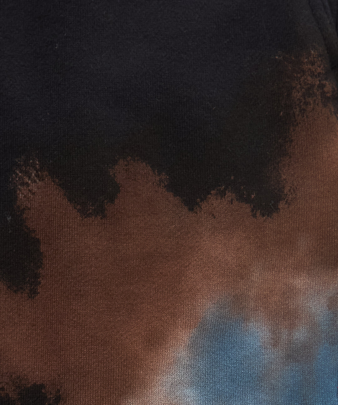 "CAR SERVICE" MELT DYE SWEAT SHORTS