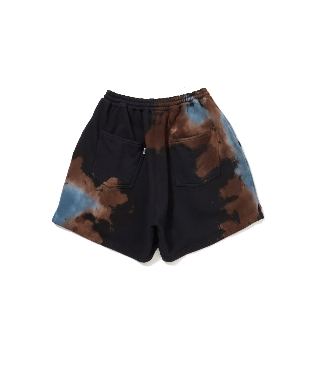 "CAR SERVICE" MELT DYE SWEAT SHORTS