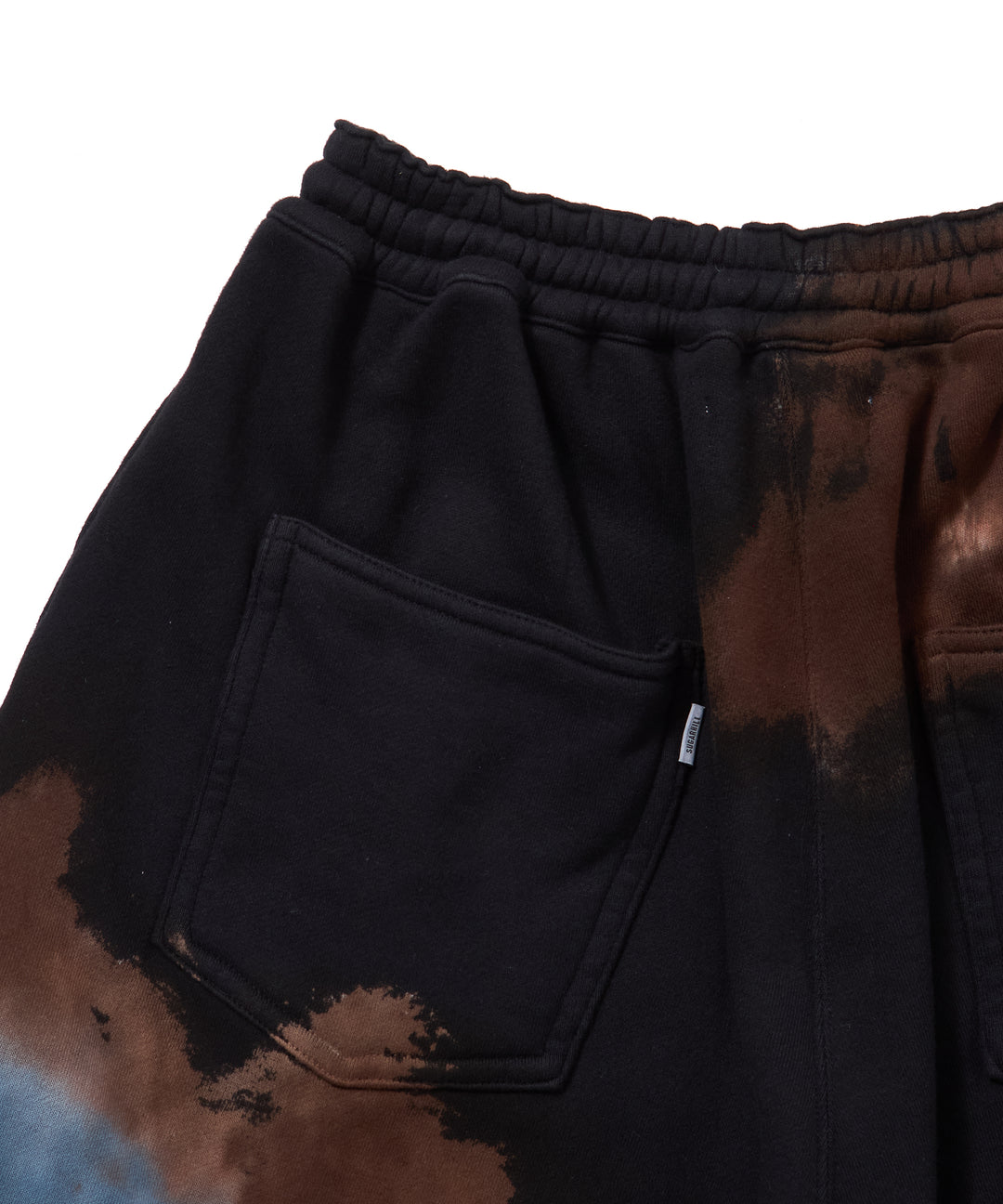 "CAR SERVICE" MELT DYE SWEAT SHORTS