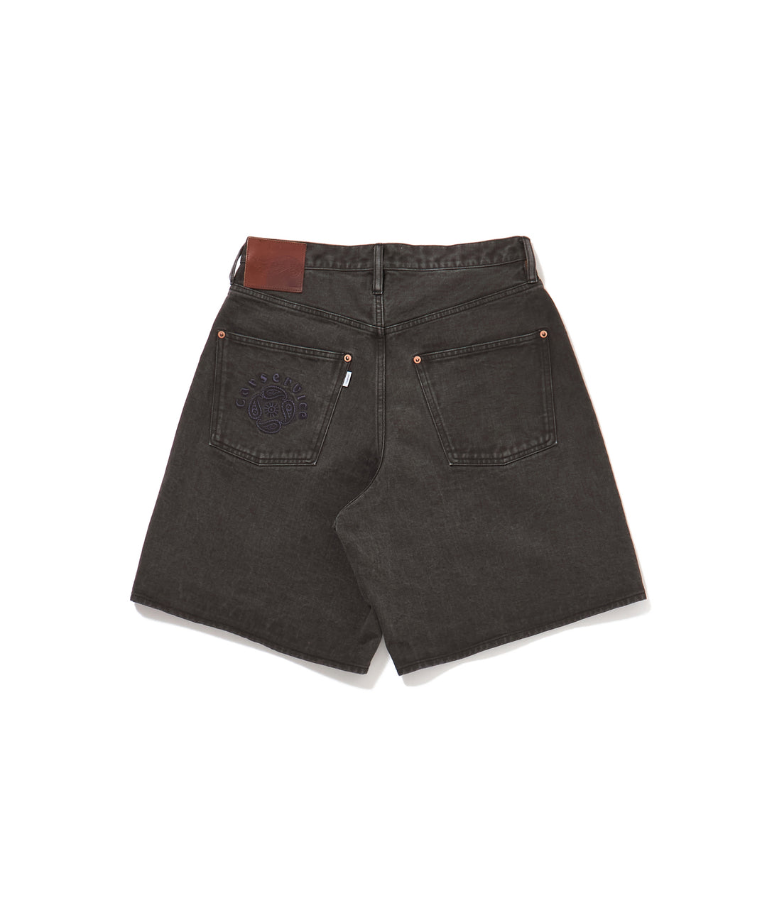 "CAR SERVICE" MODERN DENIM BUGGY SHORT CUT