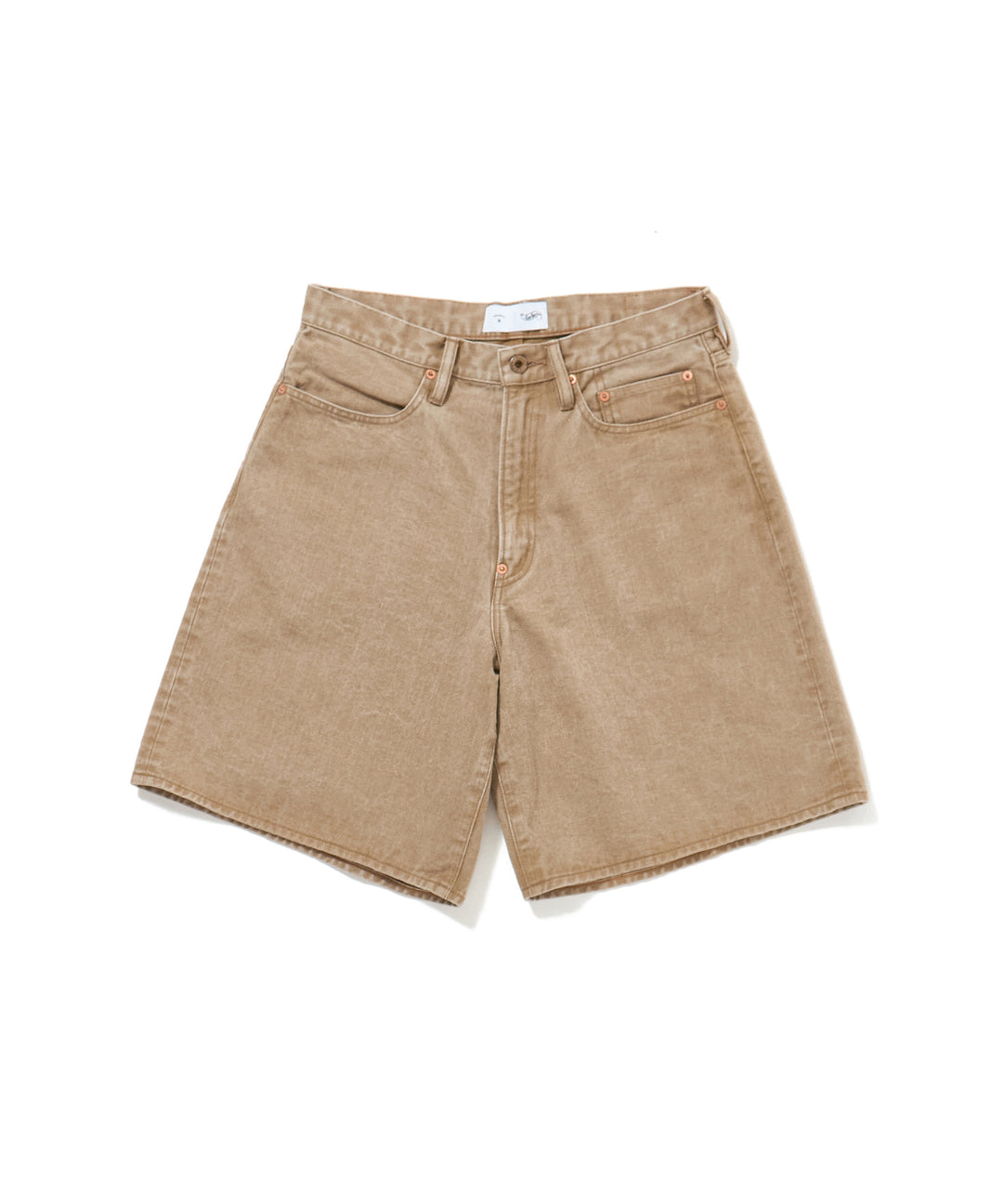 "CAR SERVICE" MODERN DENIM BUGGY SHORT CUT