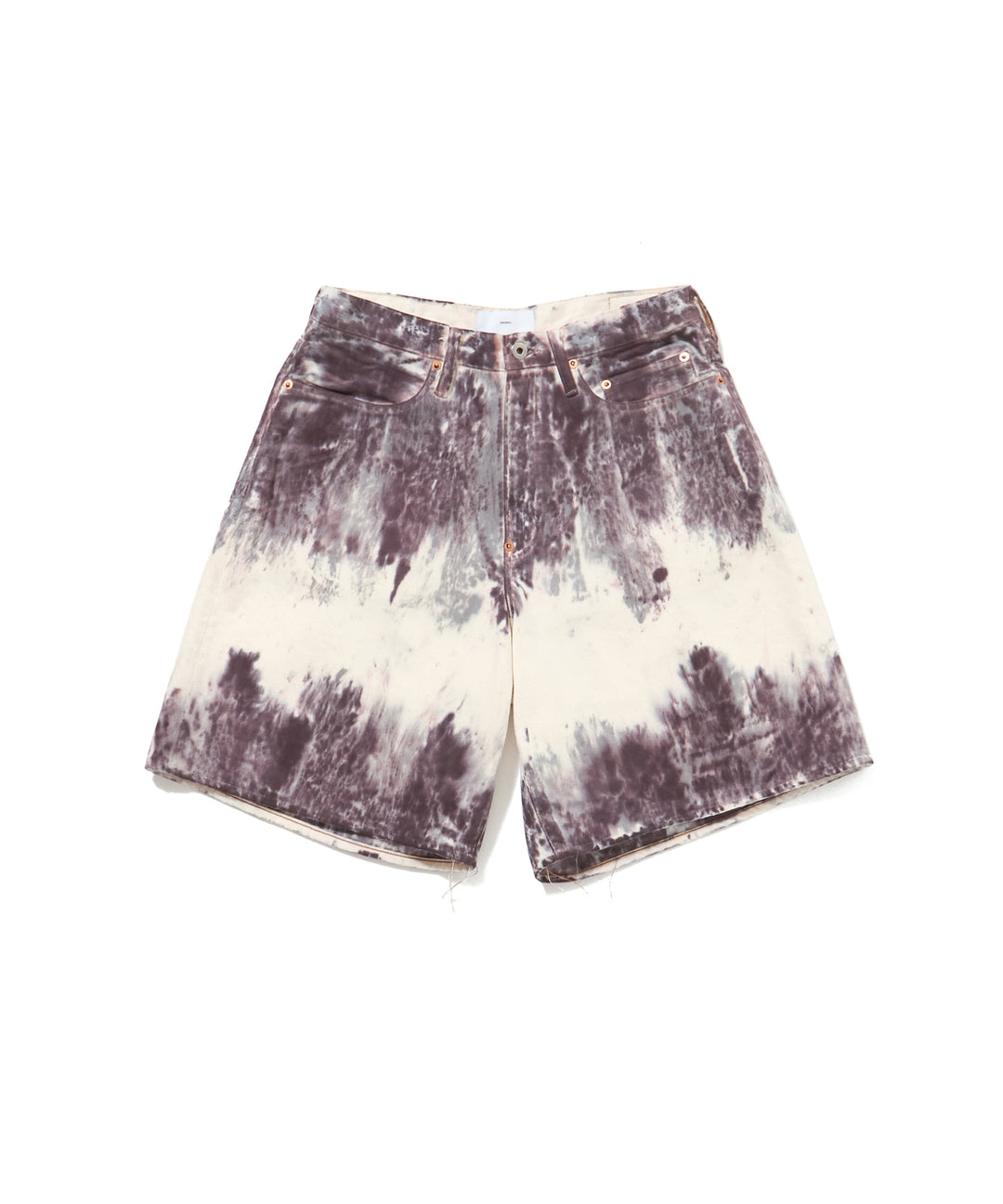 MELT DYE MODERN DENIM BUGGY SHORT CUT