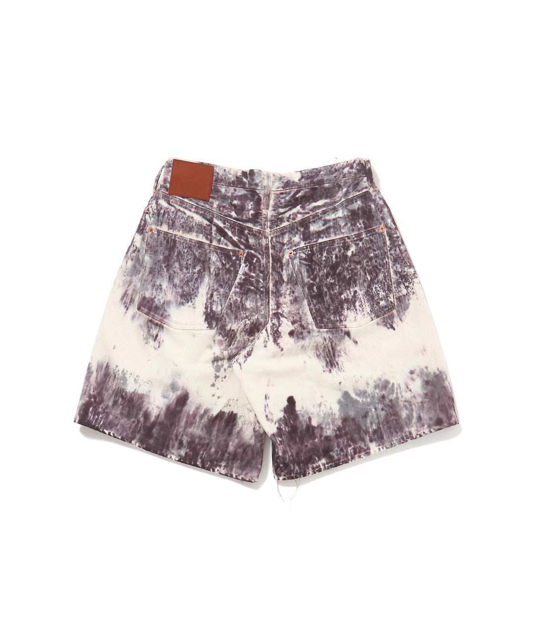 MELT DYE MODERN DENIM BUGGY SHORT CUT
