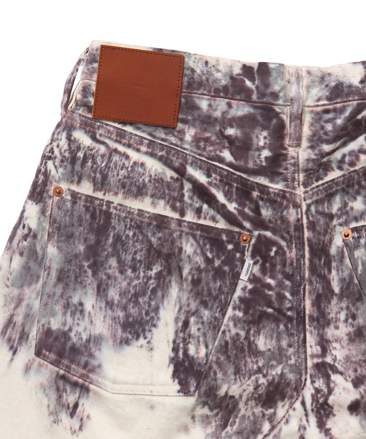 MELT DYE MODERN DENIM BUGGY SHORT CUT