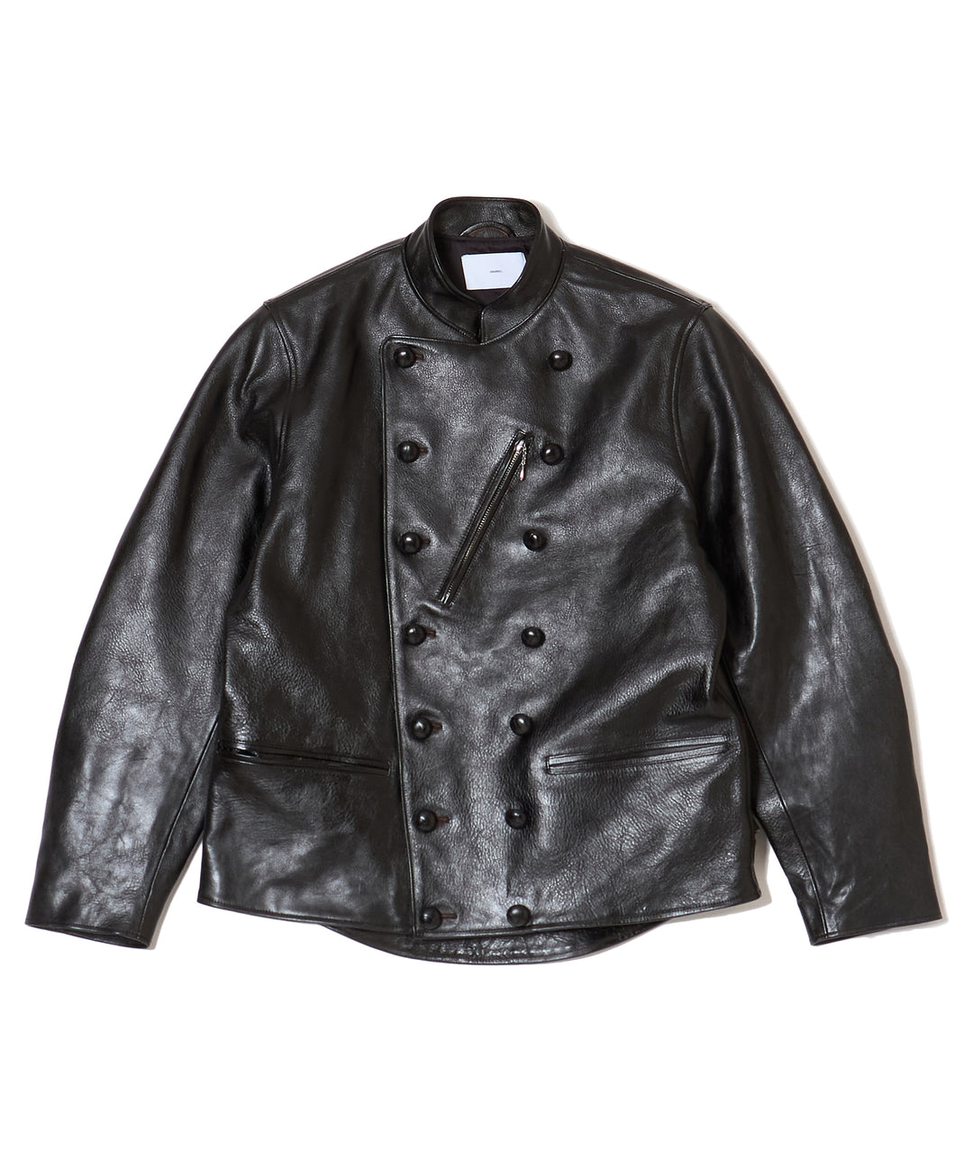 SHRINK LEATHER DOUBLE BLOUSON
