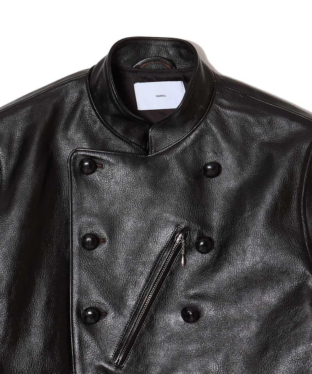 SHRINK LEATHER DOUBLE BLOUSON
