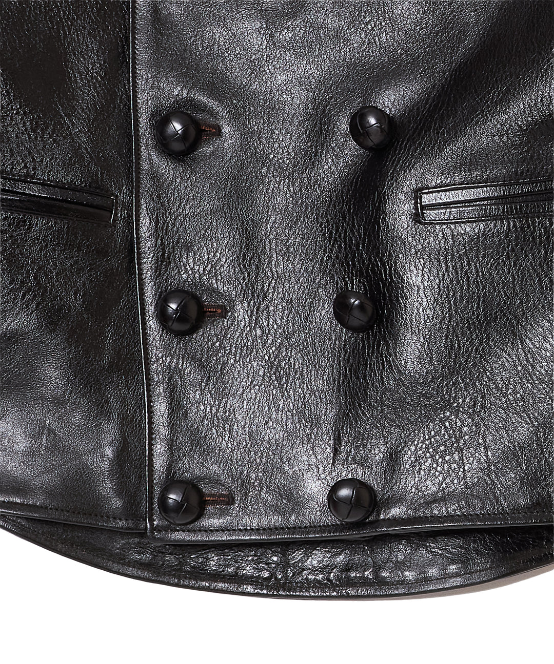 SHRINK LEATHER DOUBLE BLOUSON