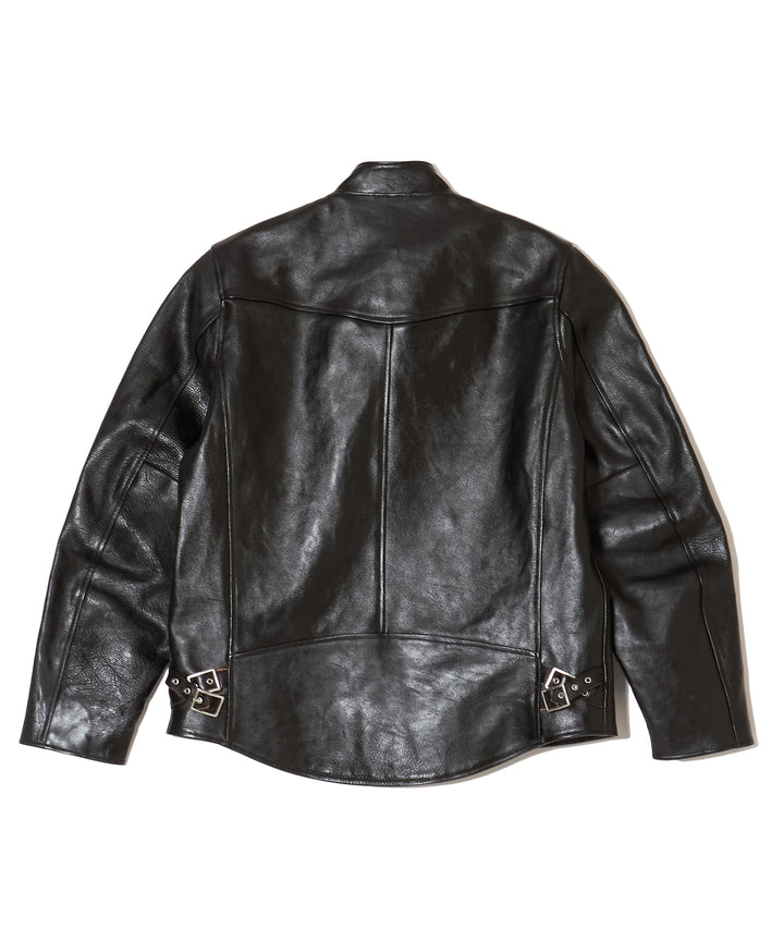 SHRINK LEATHER DOUBLE BLOUSON