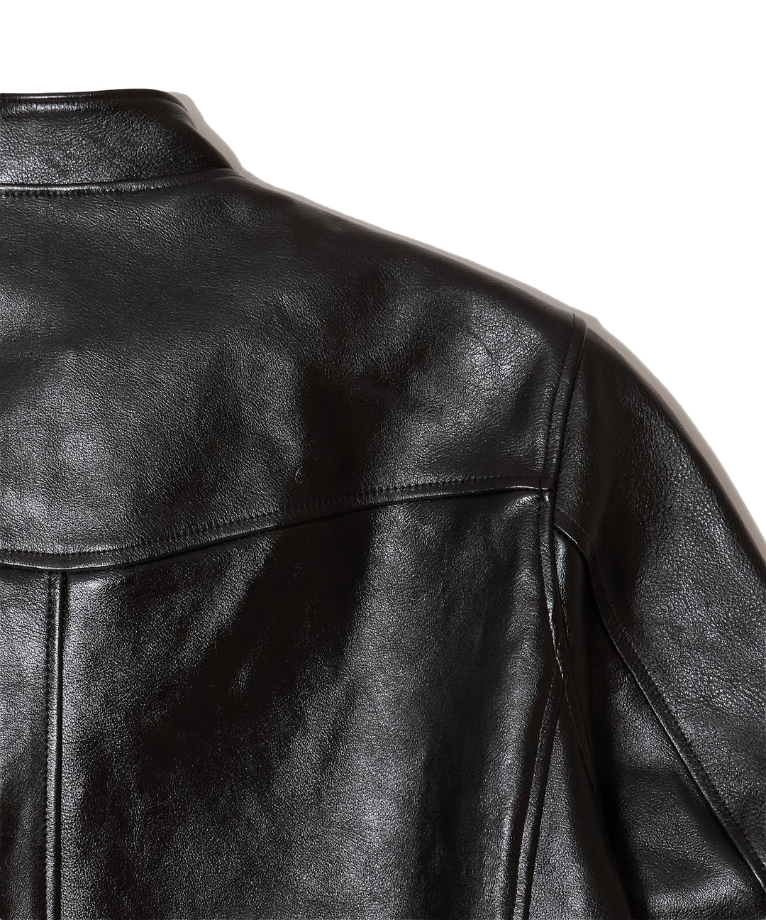 SHRINK LEATHER DOUBLE BLOUSON