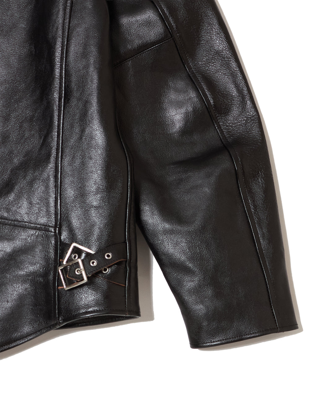 SHRINK LEATHER DOUBLE BLOUSON