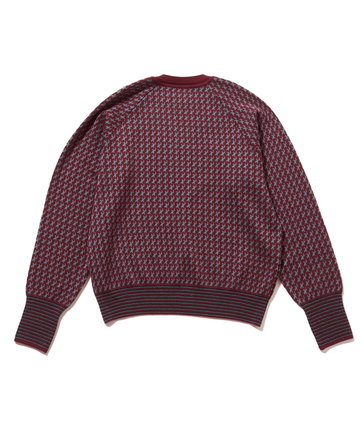 JACQUARD KNIT PULLOVER
