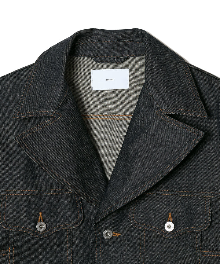 LAPEL DENIM JACKET