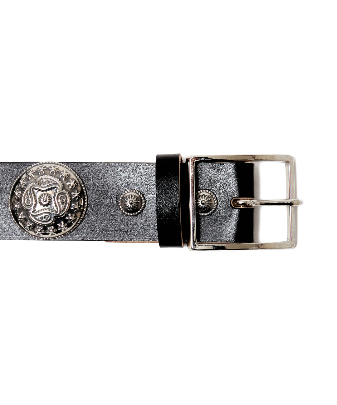 OVAL BUCKLE STUDDED BELT
