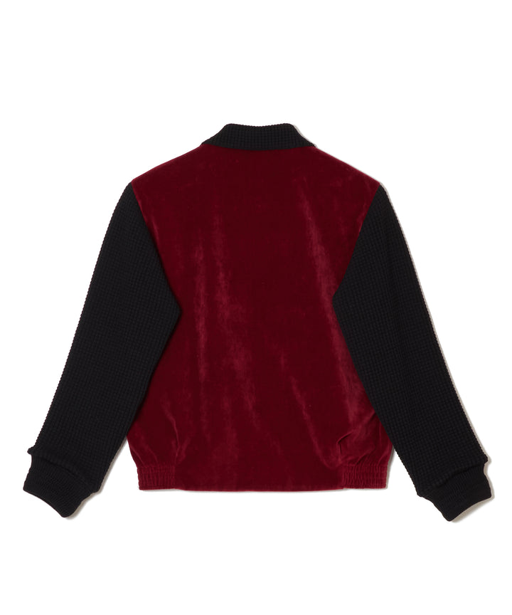 KNIT VELOR JACKET